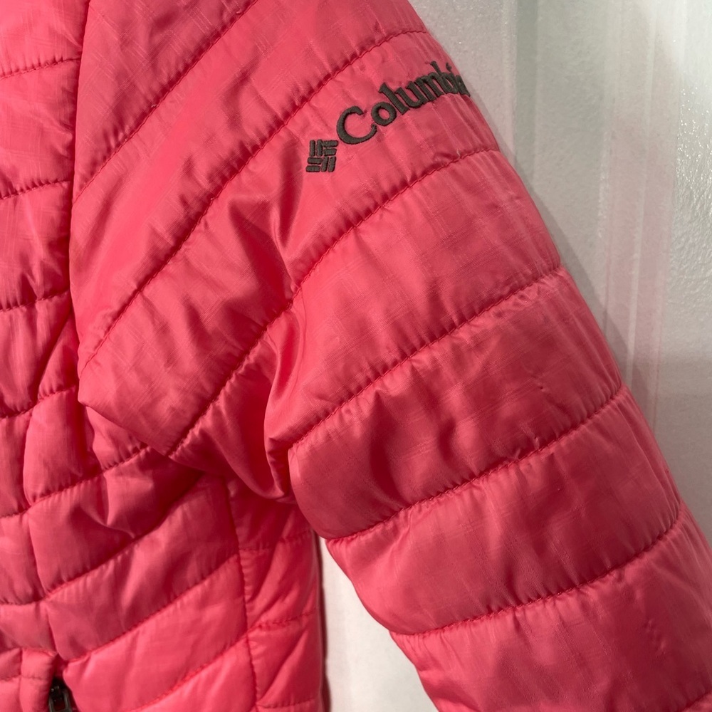 Columbia Kids Bright Pink Puffer Jacket Size XS - Picture 4 of 8